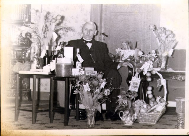 ave_0029 Gerts oldefar Frits? 80 �rs f�dselsdag, som blev holdt p� Tofteg�rd.
